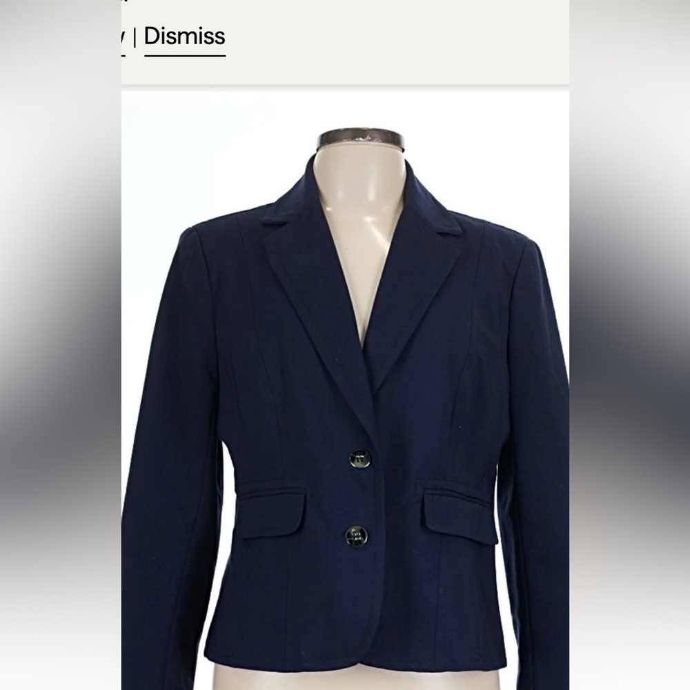 New York & Company Dark Blue Blazer